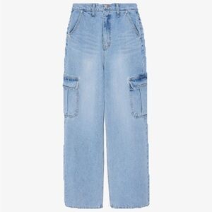 The Frankie Shop Kai Cargo Denim Pants